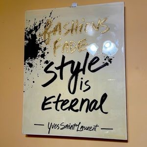 Yves Saint Laurent Wall Canvas